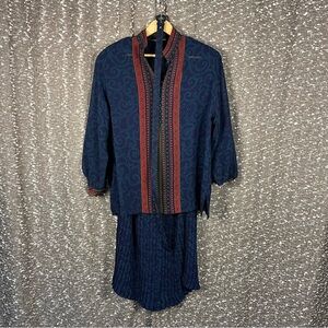 Schrader Womens Paisley‎ Skirt Set